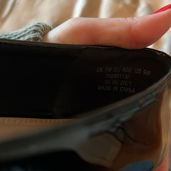 ASOS black patent lake bow pointed ballet flats - Picture 10 of 10